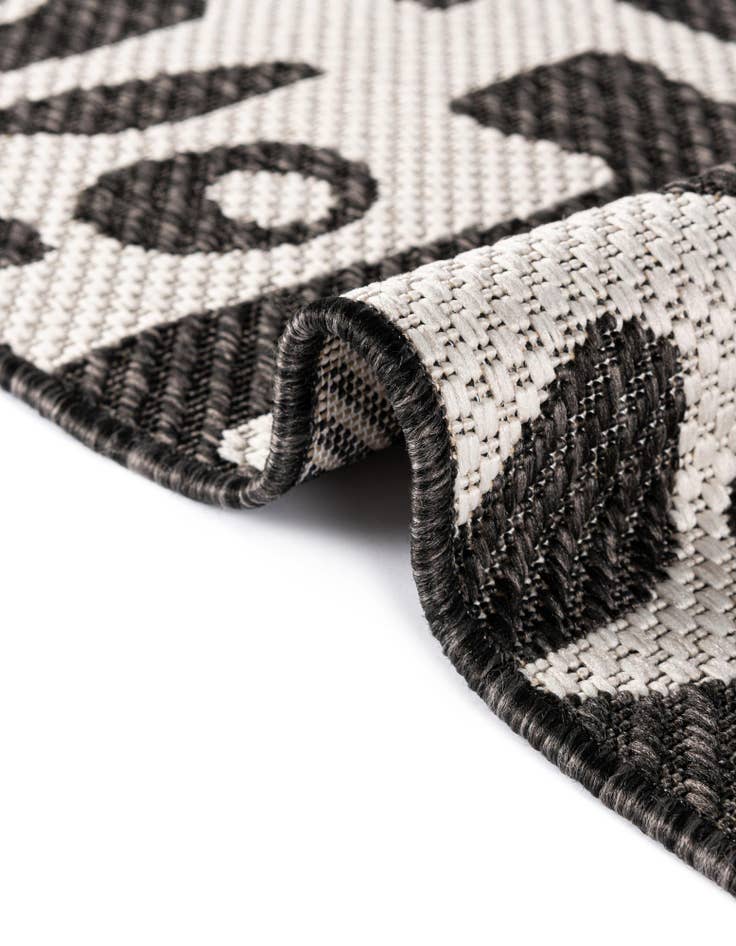 Detail image of  12' x 12'  Washable Modern Indoor / Outdoor Square Rug