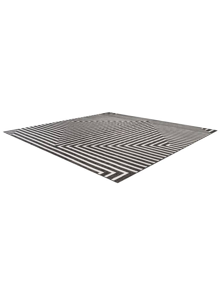 Detail image of  13' x 13'  Washable Modern Indoor / Outdoor Square Rug