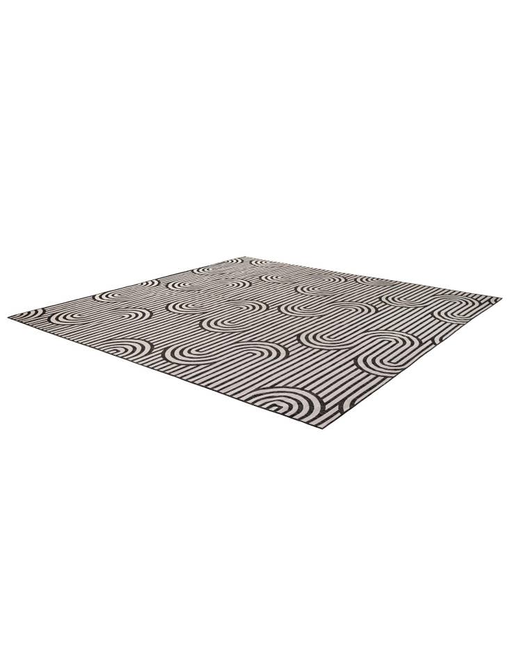 Detail image of  13' x 13'  Washable Modern Indoor / Outdoor Square Rug