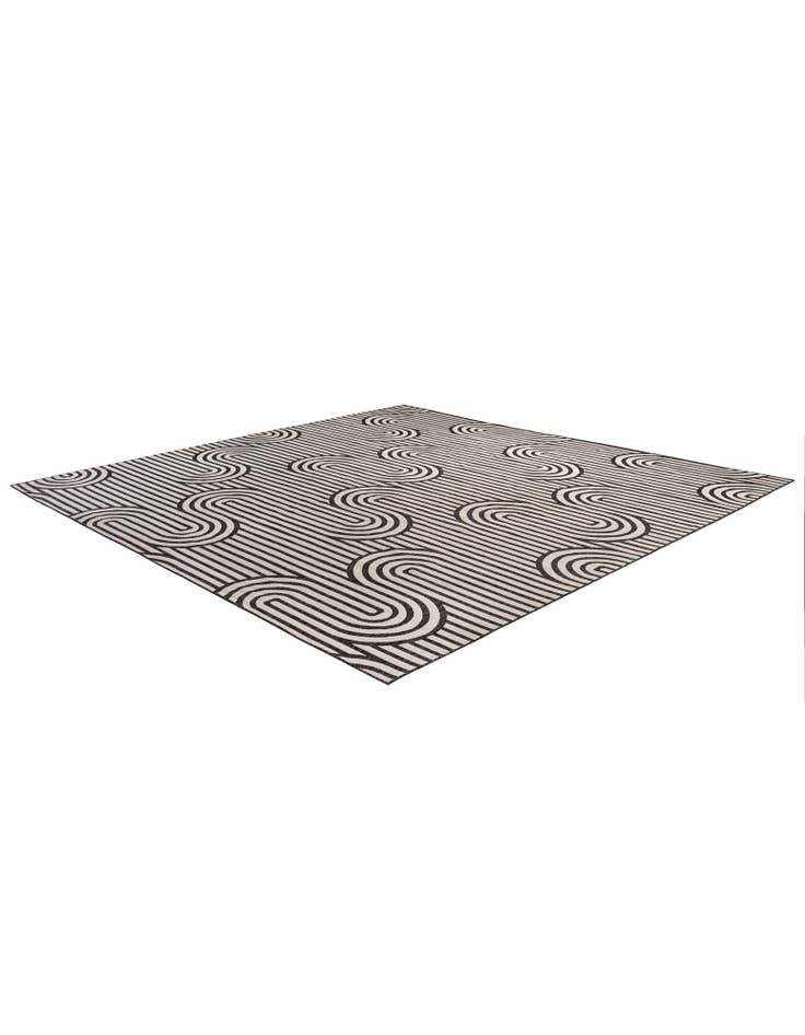 Detail image of  13' x 13'  Washable Modern Indoor / Outdoor Square Rug