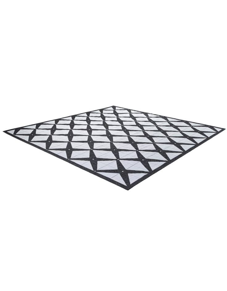 Detail image of  13' x 13'  Washable Modern Indoor / Outdoor Square Rug
