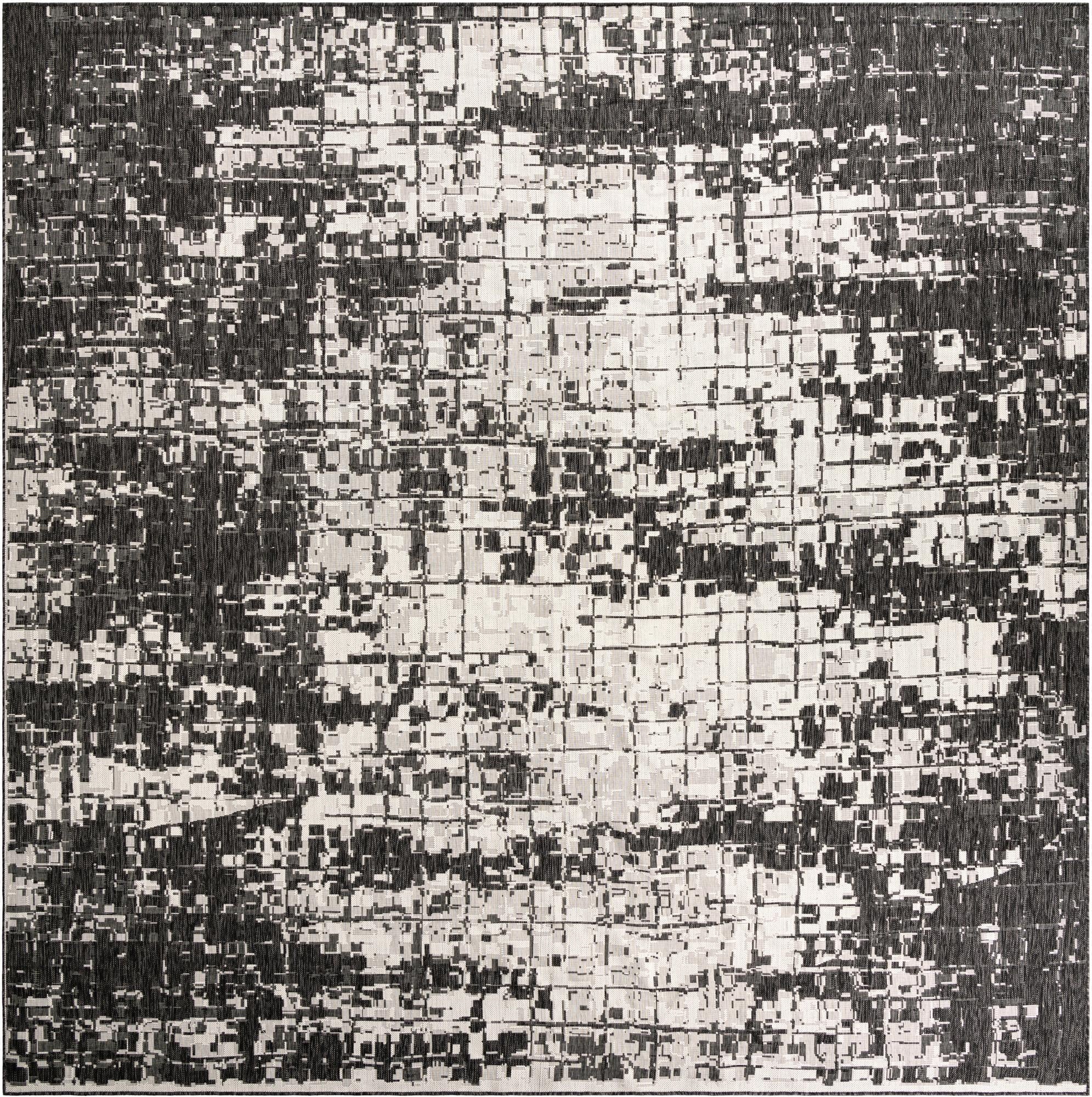  12' x 12'  Washable Modern Indoor / Outdoor Square Rug