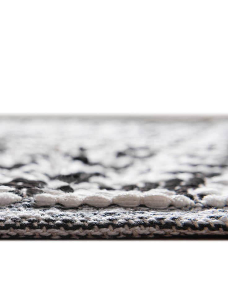 Detail image of  0' 9 x 2' 6  Hand Woven Chindi Jute Stair Rug