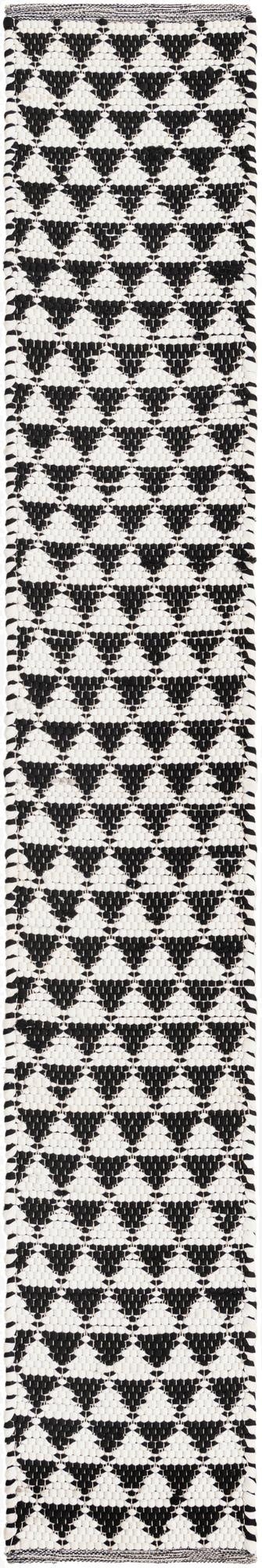  1' 2 x 8'  Hand Woven Chindi Jute Table Runner Rug