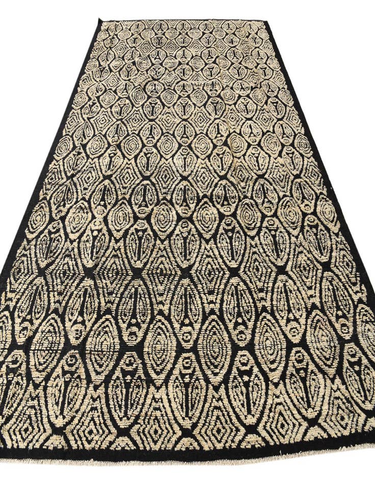 Detail image of  9' 2 x 12' 6  Hand Knotted Darya Wool Rug