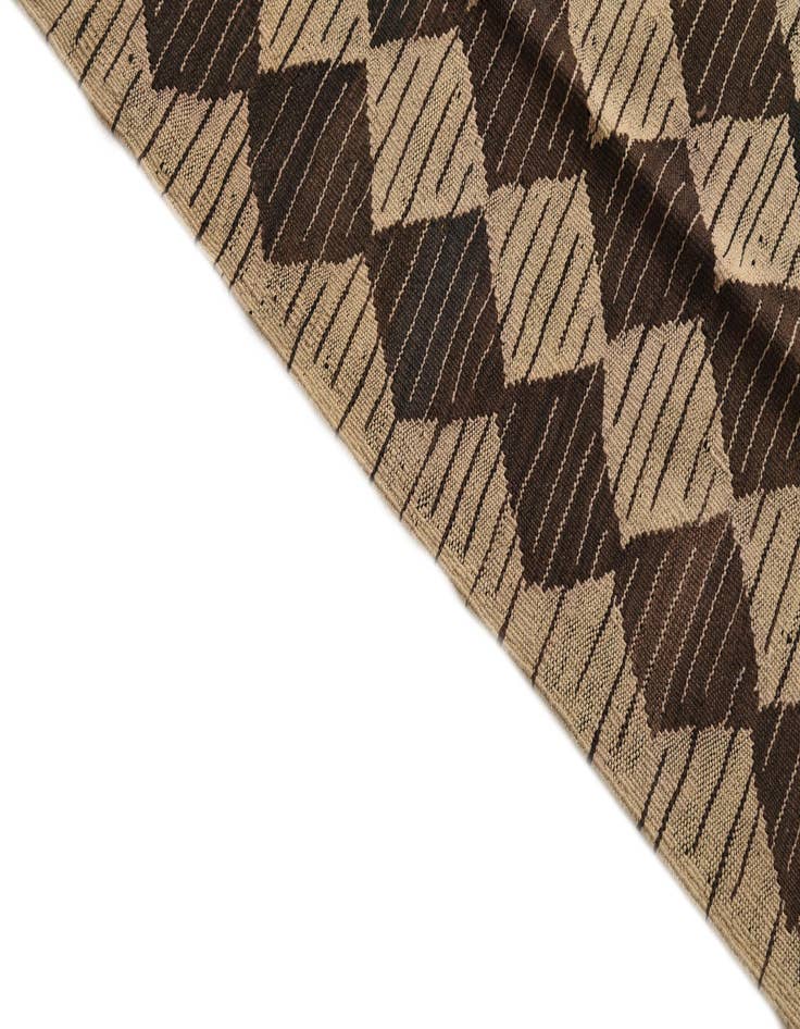 Detail image of  5' x 6' 4  Hand Woven Kilim Modern Wool Rug