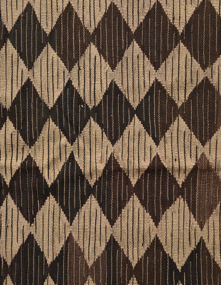 Detail image of  5' x 6' 4  Hand Woven Kilim Modern Wool Rug