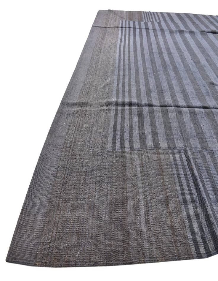 Detail image of  7' 10 x 9' 8  Hand Woven Kilim Modern Wool Rug