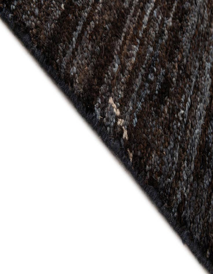 Detail image of  5' 2 x 7' 7  Hand Knotted Moroccan Wool Rug