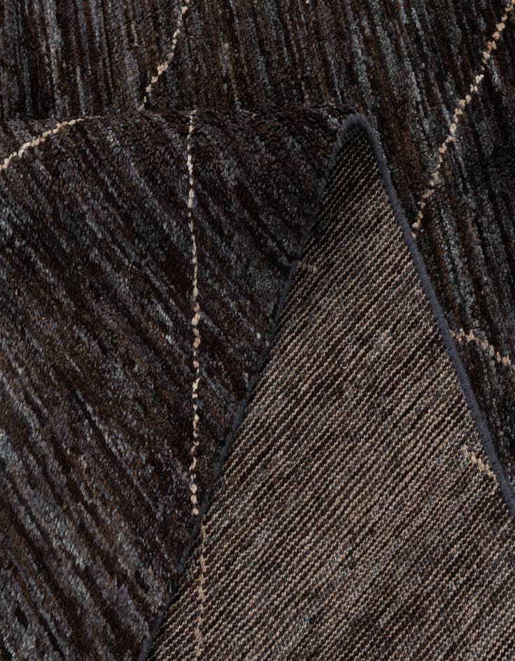 Detail image of  5' 2 x 7' 7  Hand Knotted Moroccan Wool Rug