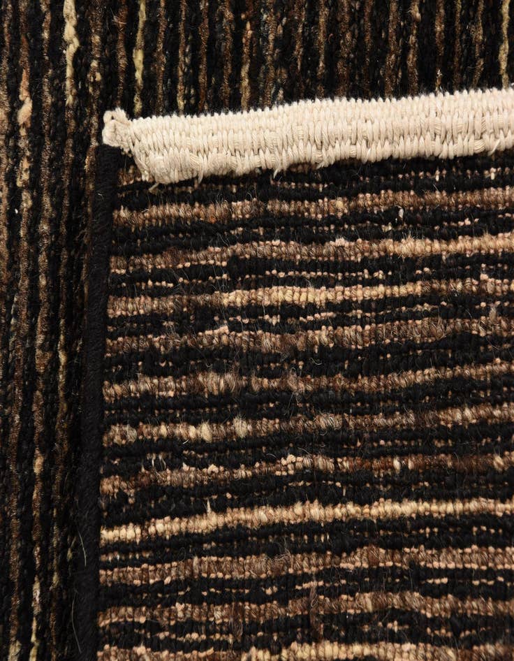 Detail image of  3' 2 x 5' 1  Hand Knotted Kashkuli Gabbeh Oriental Wool Rug