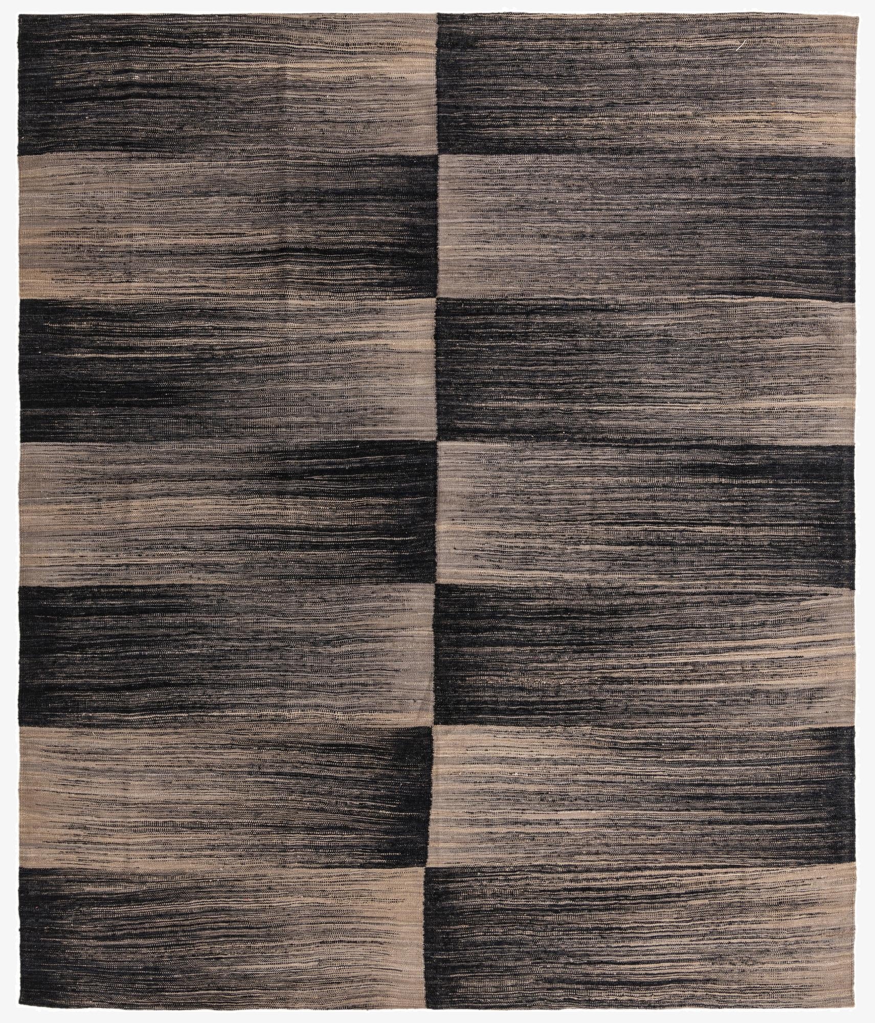 8' 4 x 9' 9  Hand Woven Kilim Modern Wool Rug