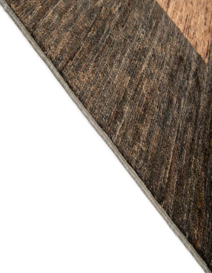 Detail image of  6' 9 x 9' 4  Hand Knotted Modern Ziegler Wool Rug