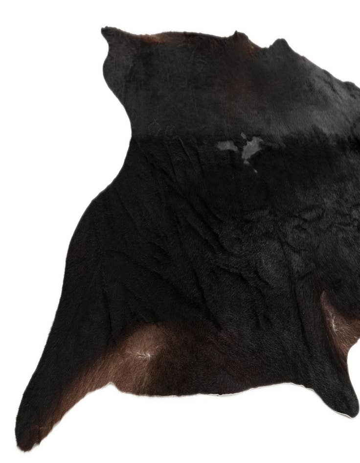 Detail image of  7' 2 x 7' 6 Cowhide Leather Freeform Rug