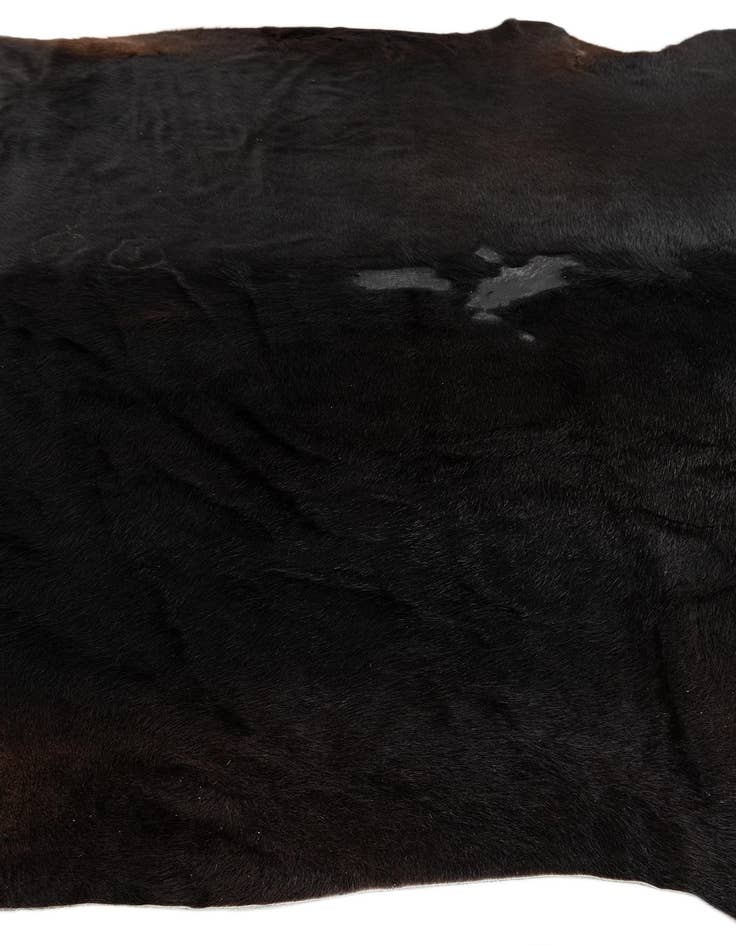 Detail image of  7' 2 x 7' 6 Cowhide Leather Freeform Rug