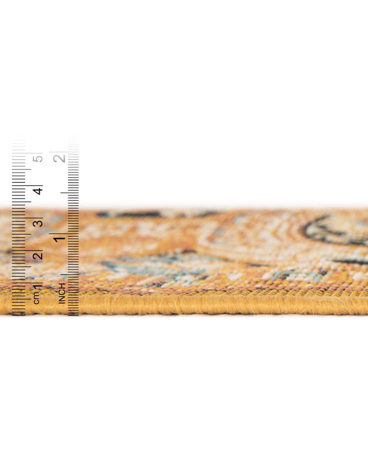 Detail image of  10' x 10'  Washable Traditional Indoor / Outdoor Square Rug