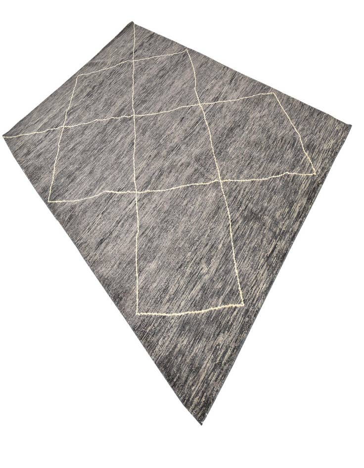 Detail image of  6' 5 x 10'  Hand Knotted Darya Wool Rug