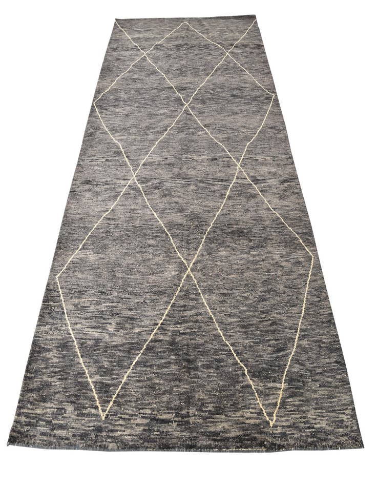 Detail image of  6' 5 x 10'  Hand Knotted Darya Wool Rug