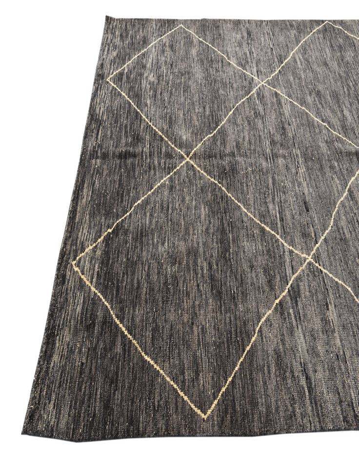 Detail image of  6' 5 x 10'  Hand Knotted Darya Wool Rug