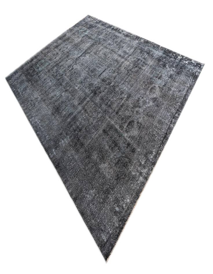 Detail image of  9' 2 x 12'  Hand Knotted Ultra Vintage Persian Wool Rug