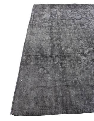 Detail image of  9' 8 x 13'  Hand Knotted Ultra Vintage Persian Wool Rug