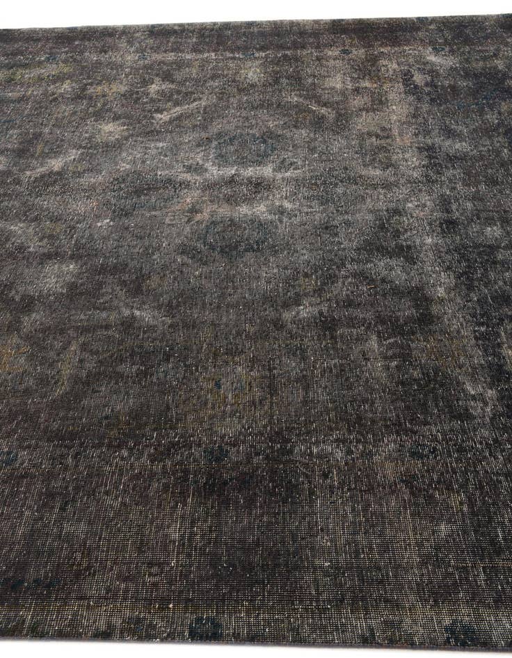 Detail image of  9' 8 x 13'  Hand Knotted Ultra Vintage Persian Wool Rug