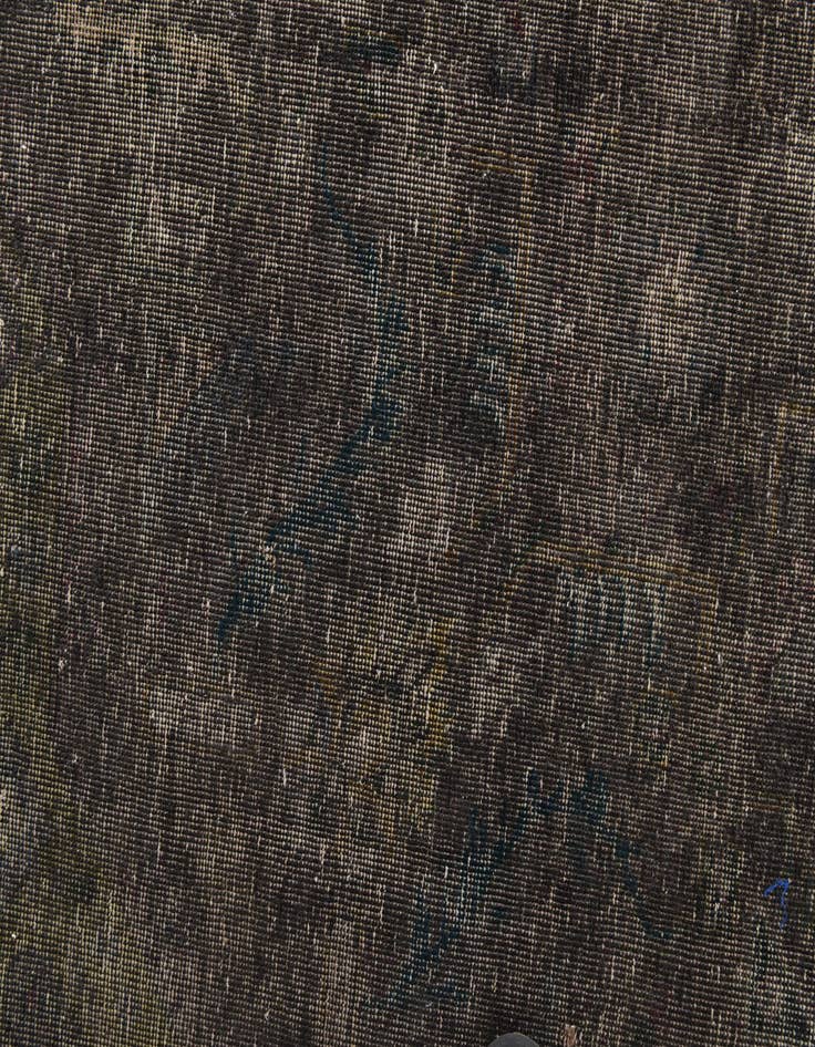 Detail image of  9' 8 x 13'  Hand Knotted Ultra Vintage Persian Wool Rug