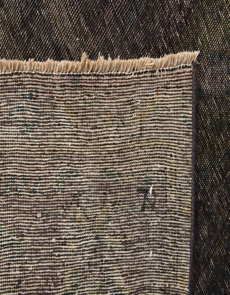 Detail image of  9' 8 x 13'  Hand Knotted Ultra Vintage Persian Wool Rug