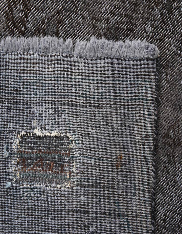 Detail image of  9' 8 x 16'  Hand Knotted Ultra Vintage Persian Wool Rug