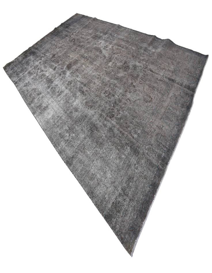 Detail image of  9' 8 x 16'  Hand Knotted Ultra Vintage Persian Wool Rug