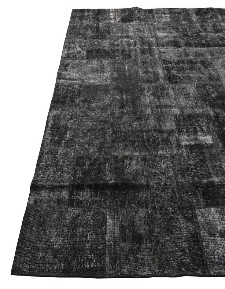 Detail image of  9' 1 x 12' 2  Hand Knotted Ultra Vintage Persian Wool Rug