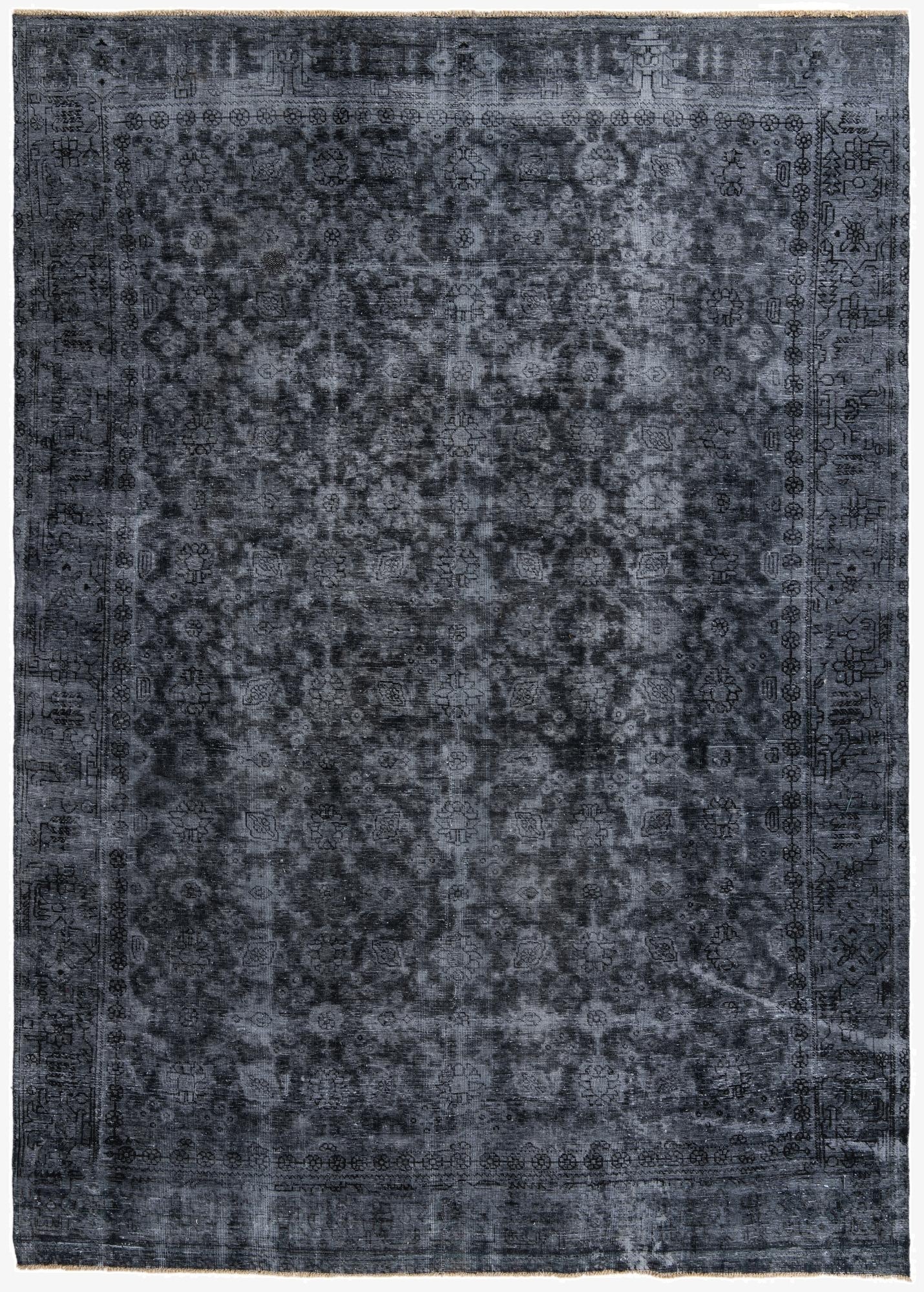  9' x 12' 8  Hand Knotted Ultra Vintage Persian Wool Rug