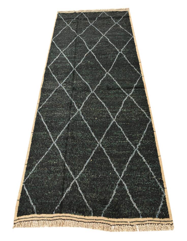 Detail image of  5' 5 x 8' 2  Hand Knotted Moroccan Wool Rug