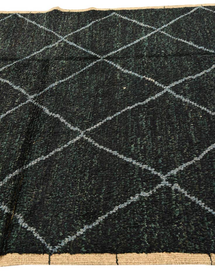 Detail image of  5' 5 x 8' 2  Hand Knotted Moroccan Wool Rug