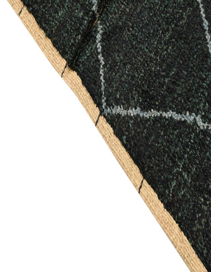 Detail image of  5' 5 x 8' 2  Hand Knotted Moroccan Wool Rug