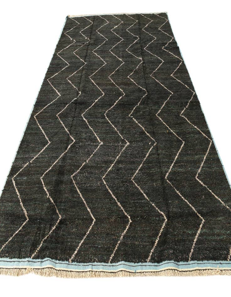 Detail image of  8' 10 x 12' 7  Hand Knotted Moroccan Wool Rug