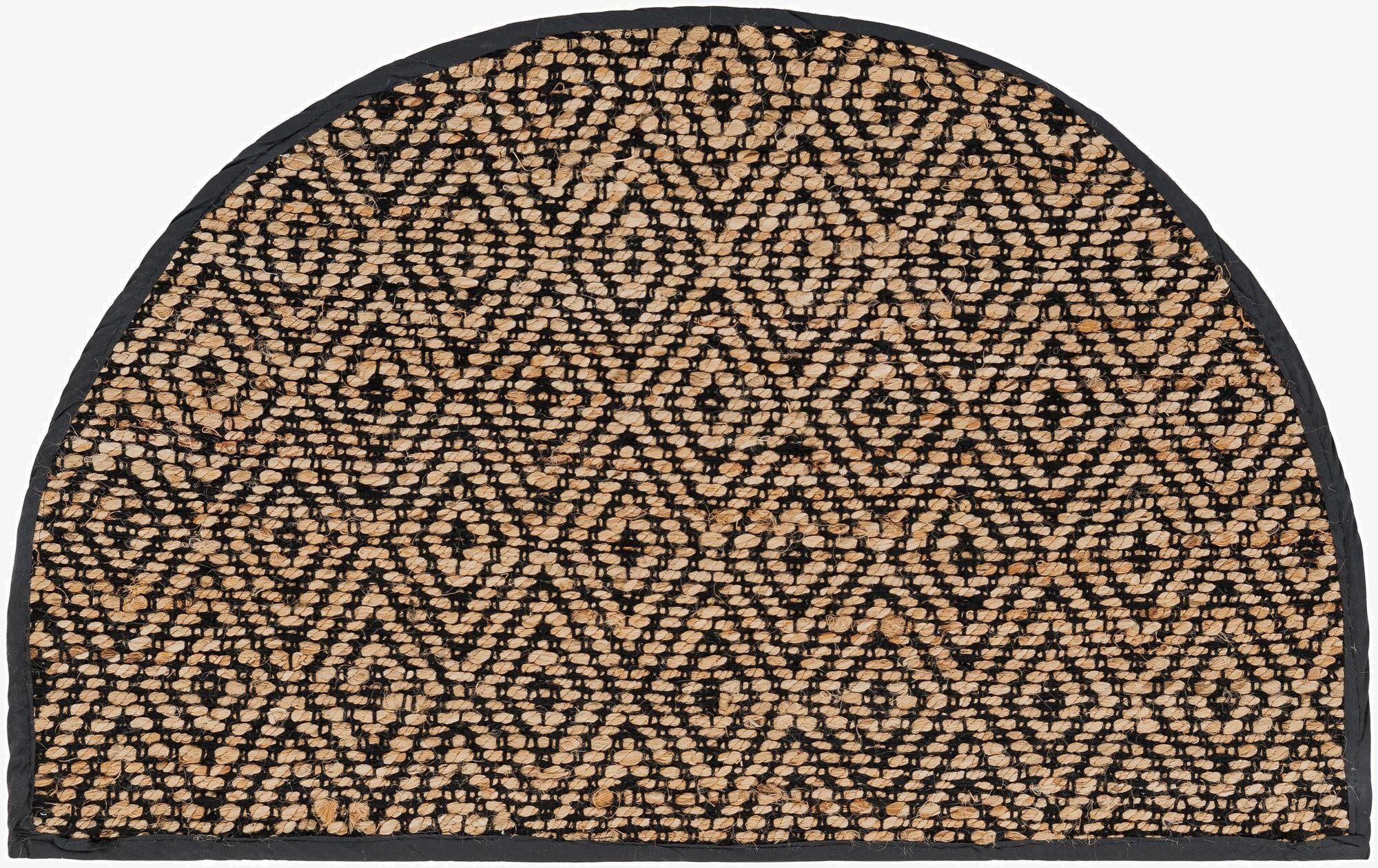  2' 2 x 3' 7  Hand Woven Braided Jute Hearth Rug