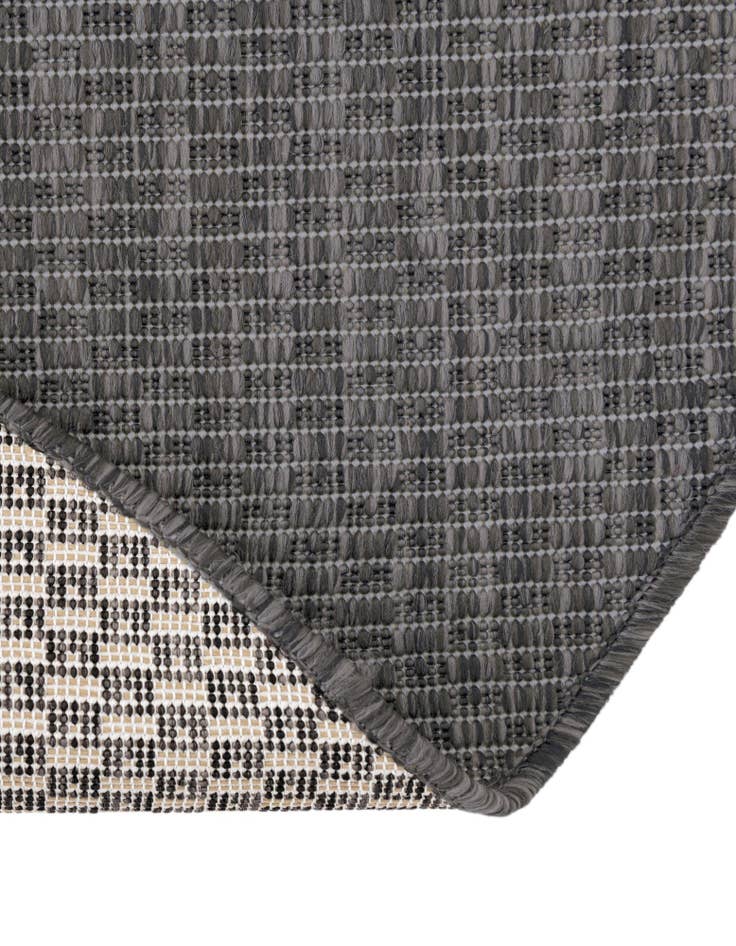 Detail image of  3' x 6'  Washable Solid Indoor / Outdoor Hearth Rug