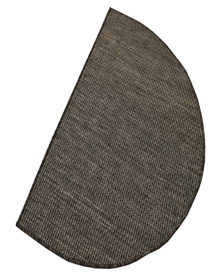 Detail image of  2' 7 x 4'  Washable Solid Indoor / Outdoor Hearth Rug