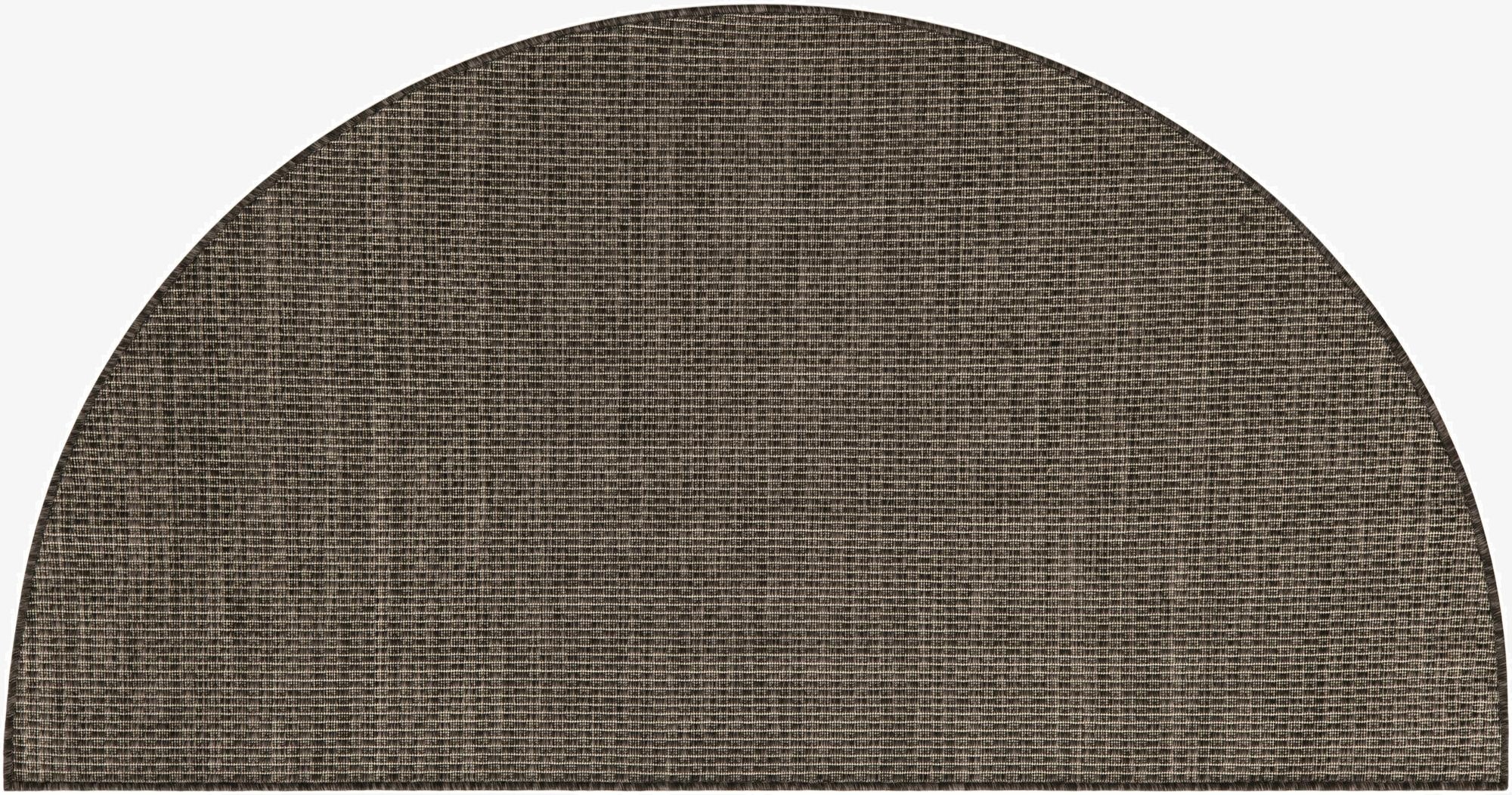  3' x 6'  Washable Solid Indoor / Outdoor Hearth Rug