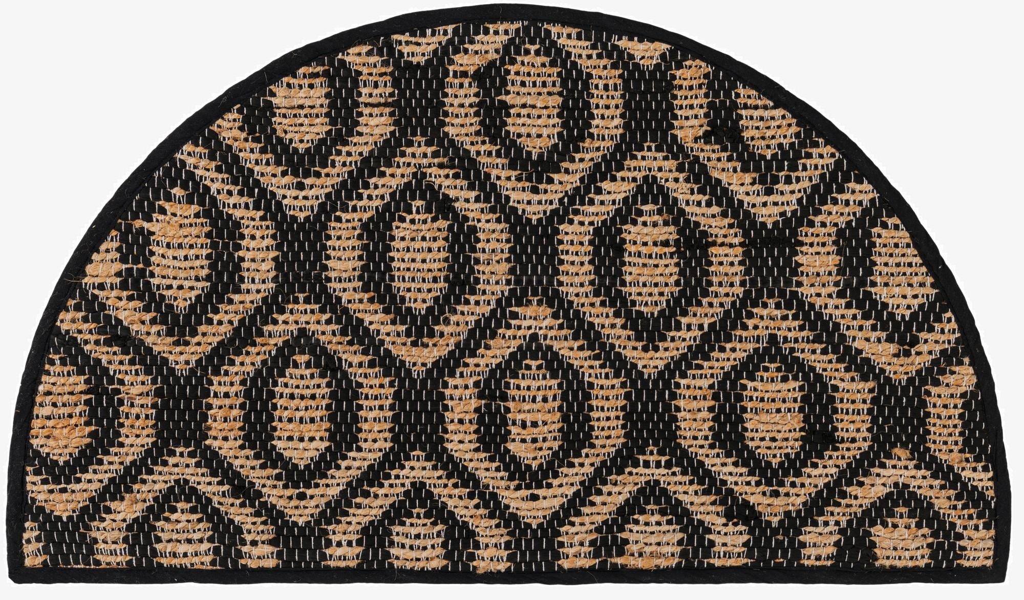  2' 2 x 3' 7  Hand Woven Chindi Jute Hearth Rug