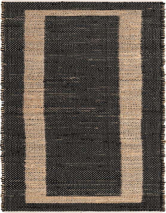 Primary image  2' 6 x 9'  Hand Woven Chindi Jute Runner Rug