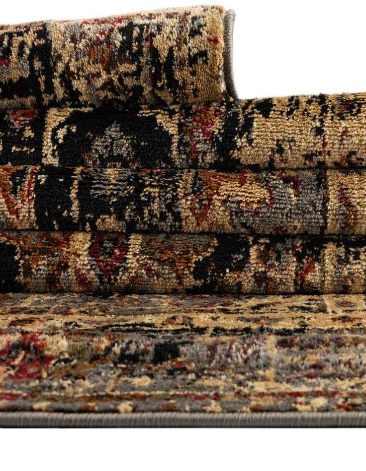 Detail image of  5' 3 x 5' 3 Saturn Octagon Rug