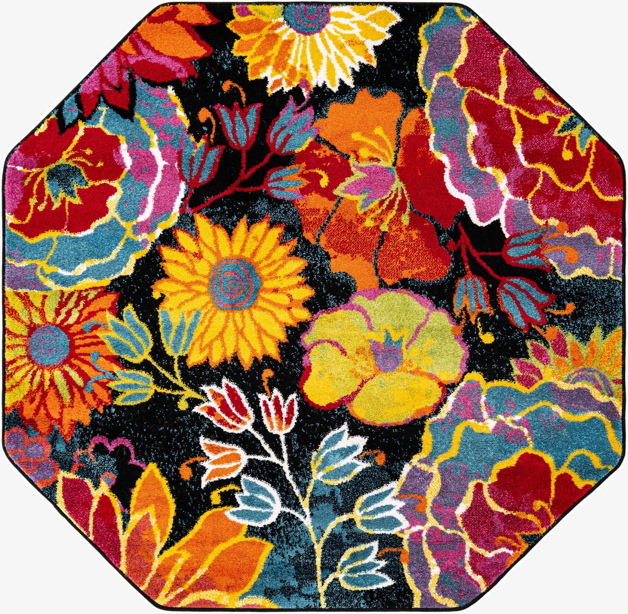  5' x 5' Tuscany Octagon Rug