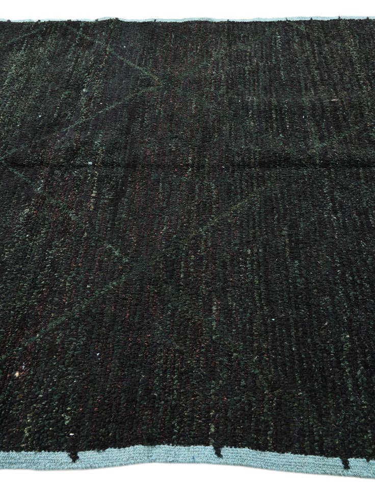 Detail image of  6' 2 x 9' 8  Hand Knotted Moroccan Wool Rug