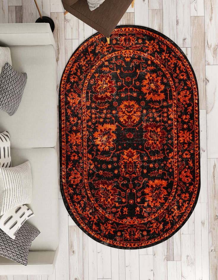 Detail image of  6' 1 x 9' Lucerne Oval Rug