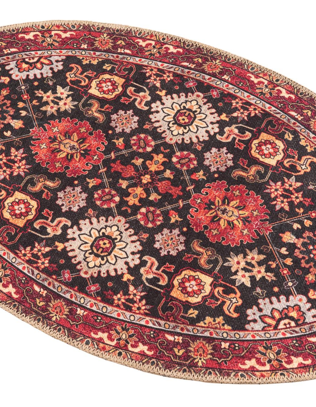 Black 2' x 3' 1 Timeless Oval Rug | Rugs.com
