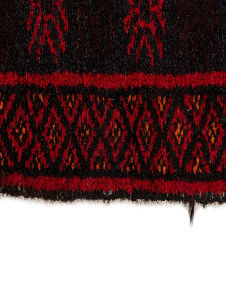 Detail image of  3' x 4' 11  Hand Knotted Afghan Ersari Wool Rug