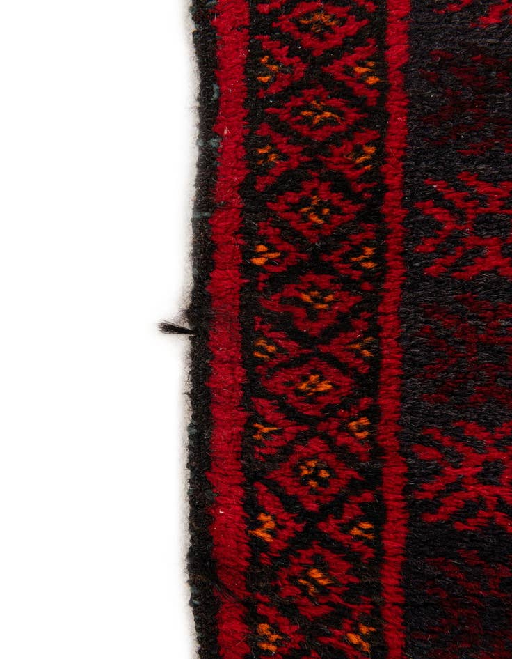 Detail image of  3' x 4' 11  Hand Knotted Afghan Ersari Wool Rug