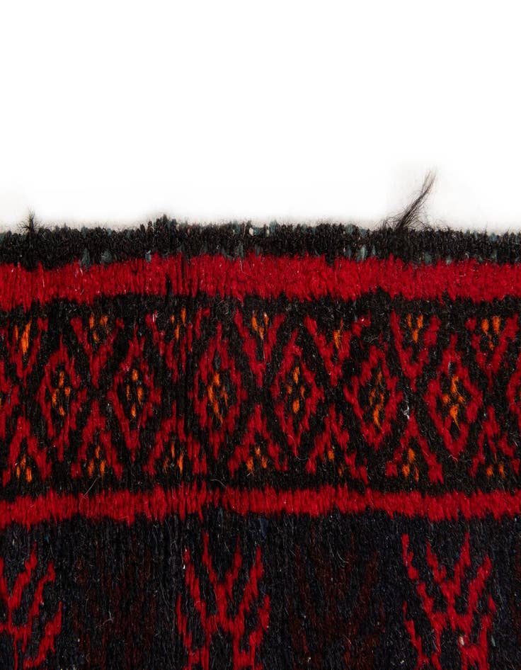 Detail image of  3' x 4' 11  Hand Knotted Afghan Ersari Wool Rug